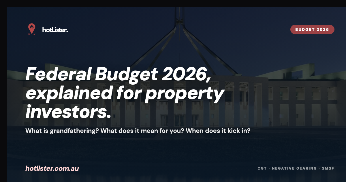 Federal Budget 2026 explained for property investors