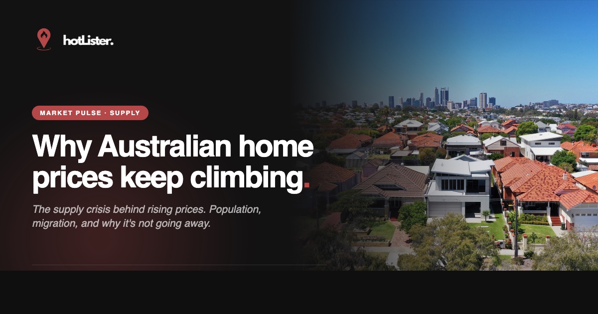 Why Australian home prices keep climbing